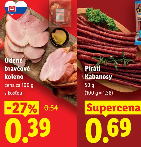 Pikok údené bravčové koleno s kosťou