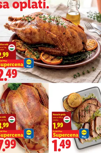 Kačica celá s drobmi – Lidl Plus cena