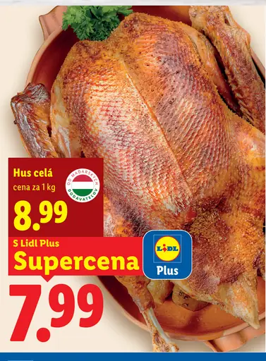 Hus celá – Lidl Plus cena
