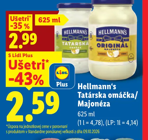 Hellmann's Tatárska omáčka