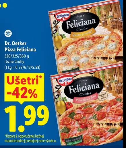 Dr. Oetker Feliciana Classica Pizza Prosciutto e Pesto