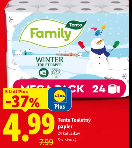 Tento Toaletný papier Winter