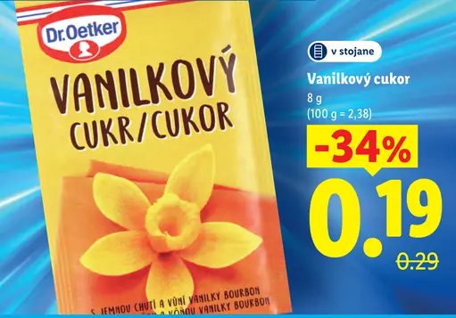 Dr. Oetker Vanilkový cukor