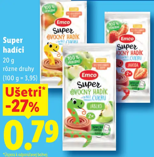 Emco Super ovocný hadík