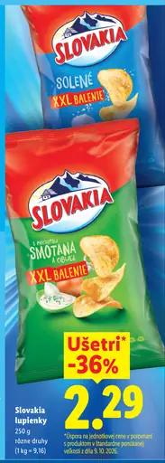 Slovakia lupienky solené