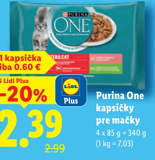 Purina One kapsičky pre mačky