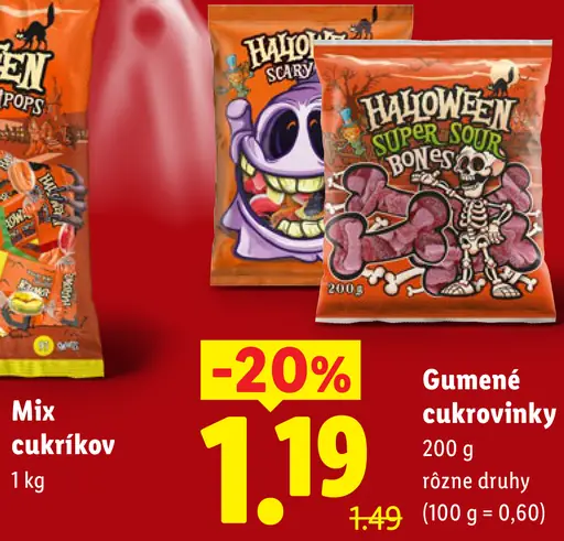 Gumené cukrovinky – rôzne druhy
