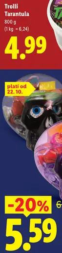 Trolli Tarantula želé cukrovinky