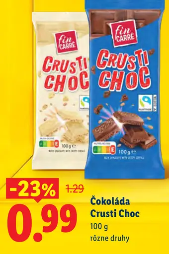 Fin Carré Crusti Choc čokoláda – rôzne druhy