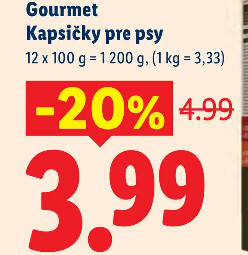 Max's World Gourmet kapsičky pre psy