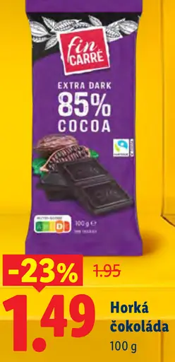 Fin Carré horká čokoláda 85 % kakaa