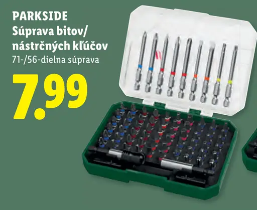 Súprava bitov a nástrčných kľúčov