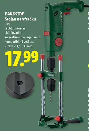 Parkside Stojan na vŕtačku