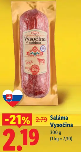 Pikok saláma Vysočina