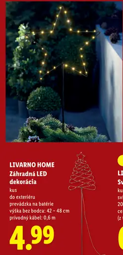 LIVARNO svetelná LED dekorácia – hviezda