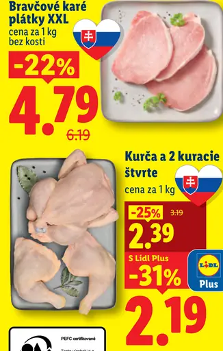 Bravčové karé plátky