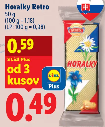 Sedita Horalky retro