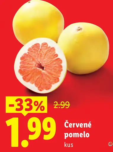 Pomelo červené