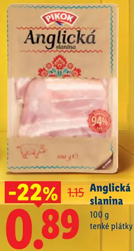 Pikok Anglická slanina