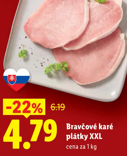 Bravčové karé plátky XXL