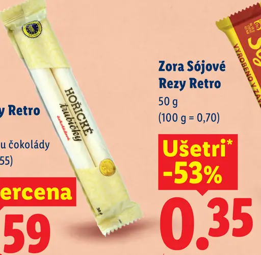 Zora Sójové rezy Retro