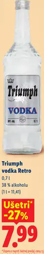 Triumph vodka Retro