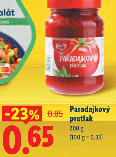 Kania Paradajkový pretlak