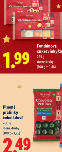Favorina fondánové cukrovinky a želé
