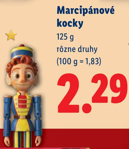 Favorina marcipánové kocky