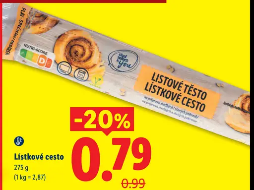 Chef Select Lístkové cesto