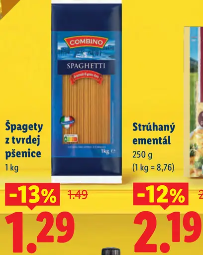 Combino špagety z tvrdej pšenice