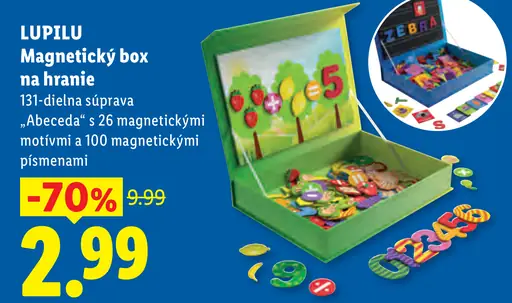 Lupilu magnetický box na hranie