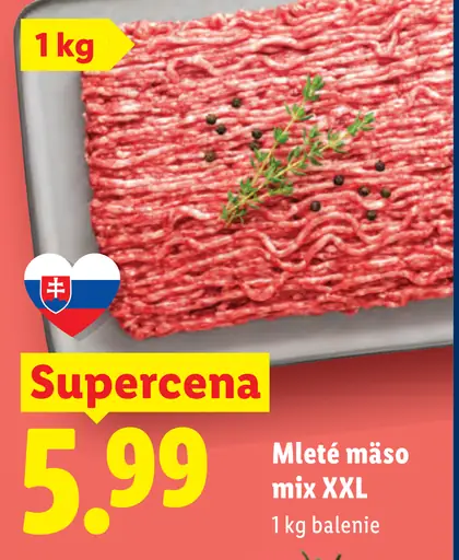 Mleté mäso mix XXL