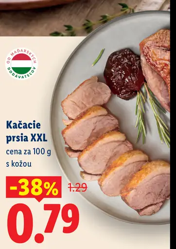 Kačacie prsia XXL s kožou