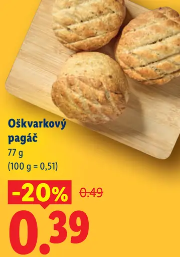 Pagáč oškvarkový