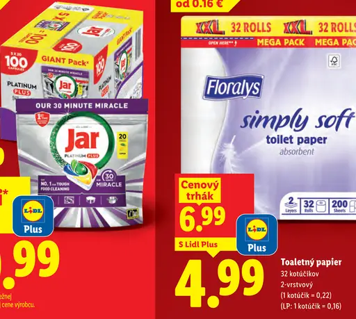 Jar Platinum kapsuly do umývačky riadu