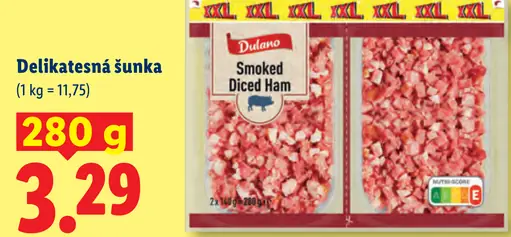 Dulano Delikatesná varená šunka