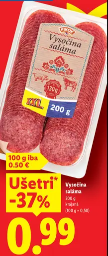 Pikok Vysočina saláma krájaná