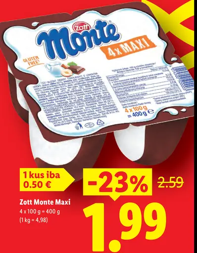 Zott Monte Maxi