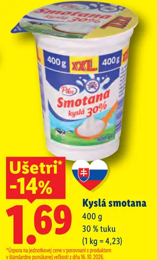 Pilos Kyslá smotana