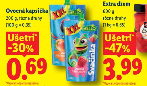 Hello ovocná kapsička