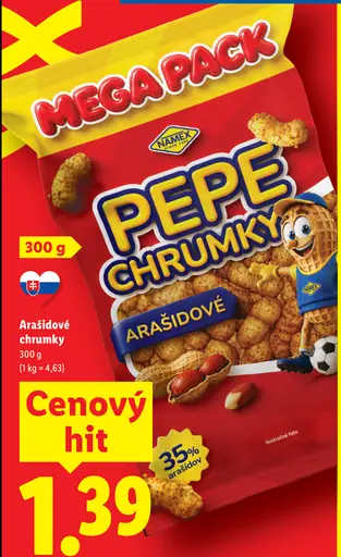 Namex Pepe chrumky arašidové