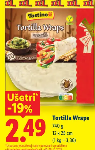 Tastino Tortilla Wraps