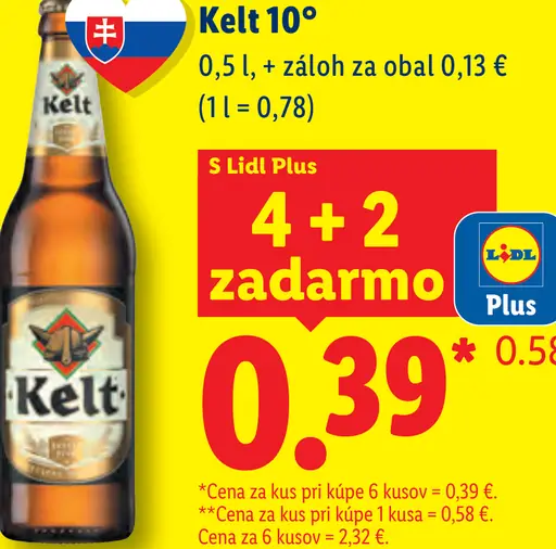 Kelt 10° pivo