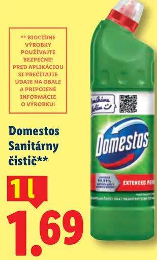 Domestos Sanitárny čistič
