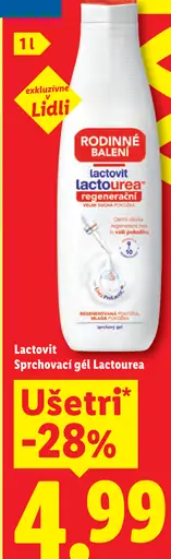 Lactovit Sprchovací gél Lactourea