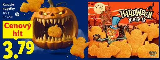 Kuracie nugetky Halloween