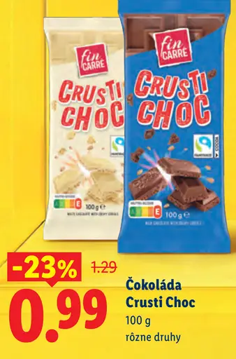 Fin Carre Crusti Choc čokoláda
