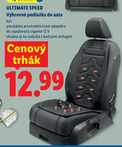 Ultimate Speed Vyhrievaná podložka do auta