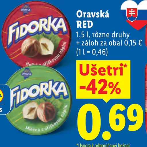 Opavia Fidorka, 3 druhy